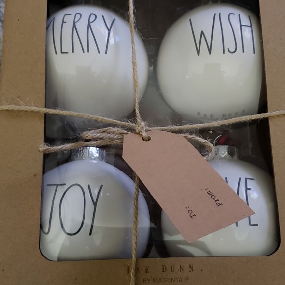 Brand new in box Rae Dunn ornaments - Picture 1 of 1